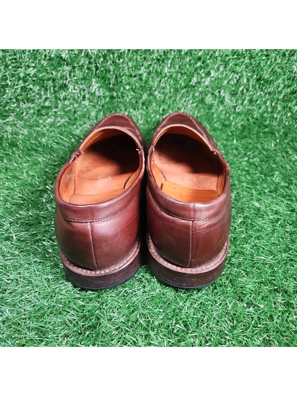 J.Crew Ludlow Mens Penny Loafers Cigar Brown Leather Goodyear Welt A4362 Size 10